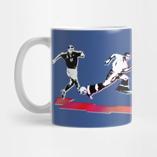 The evolution of modern football Mug